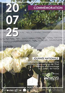 Journée Nationale – Commémoration publique à la Maison d'Izieu - Maison d'Izieu