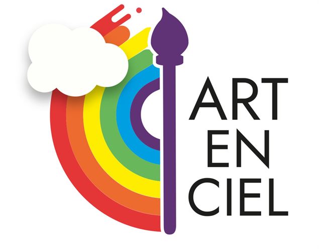 logo exposition arc en ciel - Art en Ciel / Canva