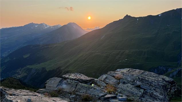 COUCHER DE SOLEIL avec EVOLUTION 2_La Rosière - Montvalezan