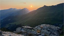 COUCHER DE SOLEIL avec EVOLUTION 2_La Rosière - Montvalezan