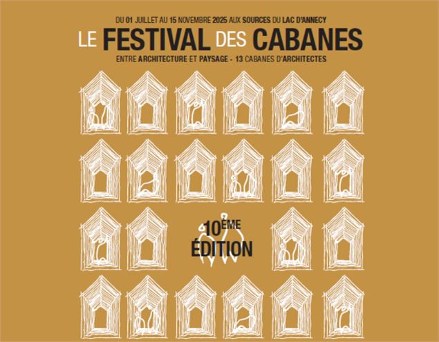 affiche 10eme Festival des cabanes - Festival des cabanes