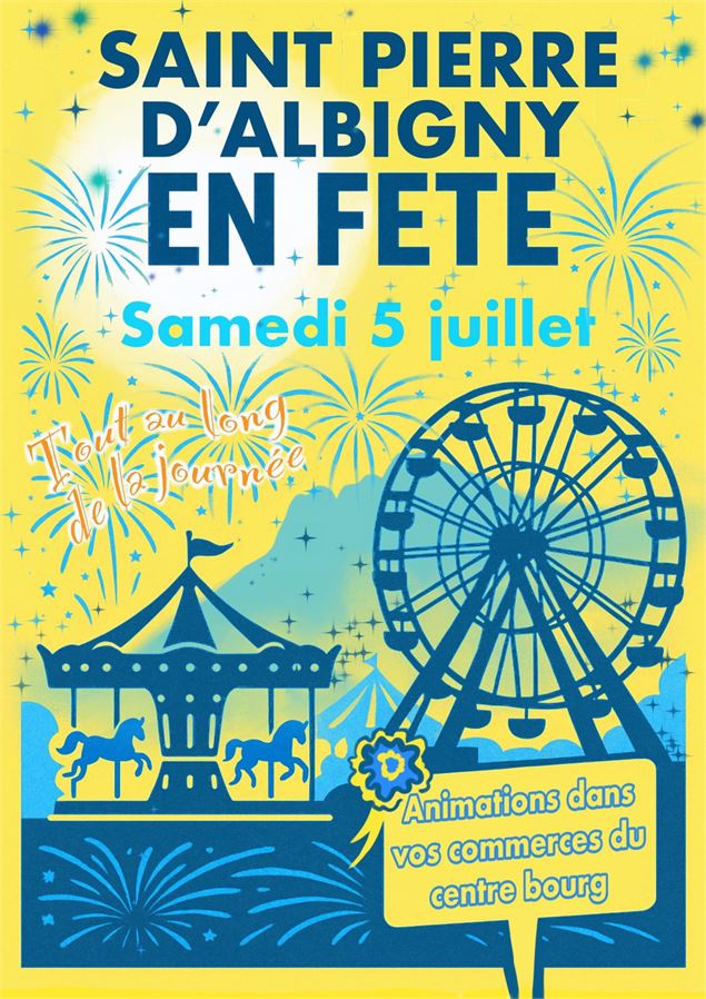 Commerces en fête à Saint-Pierre d'Albigny