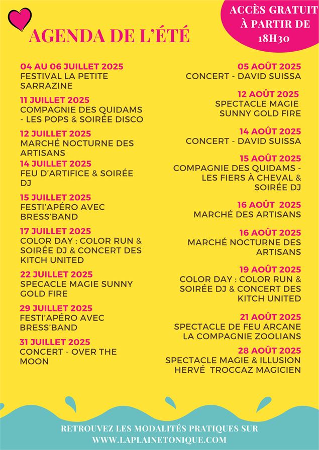 Agenda La Plaine Tonique : Animations Été 2025_Malafretaz - ©La Plaine Tonique