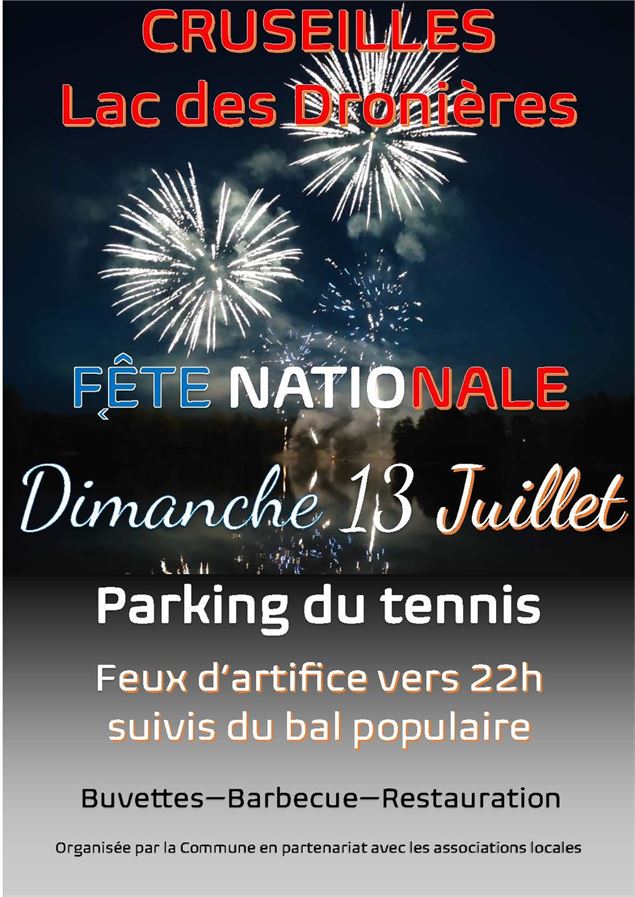Affiche fête nationale 2025 - Mairie de Cruseilles