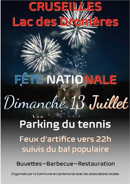 Affiche fête nationale 2025 - Mairie de Cruseilles