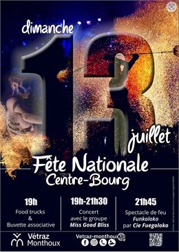 Affiche fête nationale 2025 - Mairie de Vetraz-Monthoux