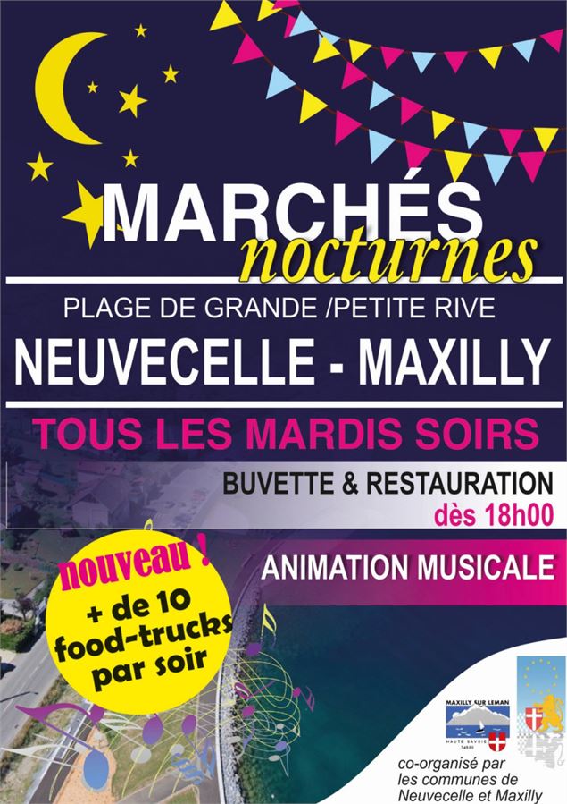 Les marchés nocturnes de Neuvecelle - Mairie de Neuvecelle