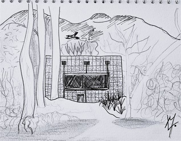 croquis concours Festival des Cabanes 2024 - Marine C