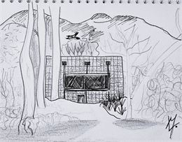croquis concours Festival des Cabanes 2024 - Marine C