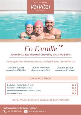 Journée famille au Spa Thermal Chevalley_Aix-les-Bains - ^Thermes Chevalley