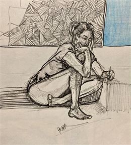 Atelier peinture peinture et dessin avec Somayeh PAKAR_Les Carroz-d'Arâches