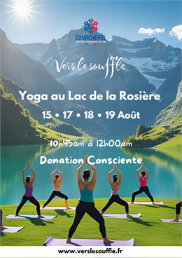 Yoga au Lac de la Rosière - IA