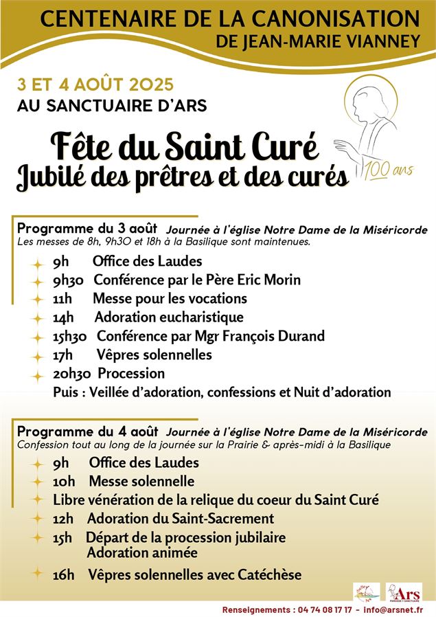 Fête du Saint Curé d'Ars_Ars-sur-Formans