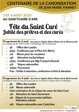 Fête du Saint Curé d'Ars_Ars-sur-Formans