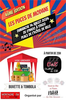 4e dedition les puces de Modane - Comité des fetes le petit ramoneur