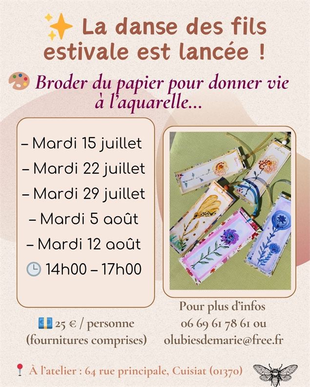 Visuel - Atelier Broder du papier_Cuisiat - ©Ô Lubies de Marie