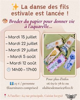 Visuel - Atelier Broder du papier_Cuisiat - ©Ô Lubies de Marie