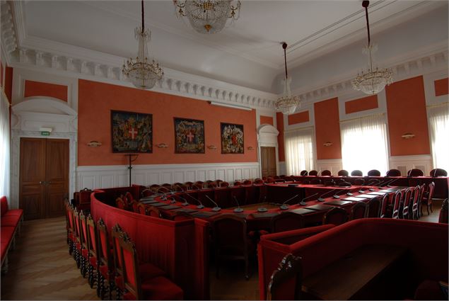 Salle des Délibérations du Conseil départemental de la Savoie - Département de la Savoie