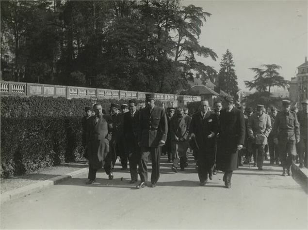 La venue du Général de Gaulle à Chambéry fin  1944 - Département de la Savoie/ Archives départementa
