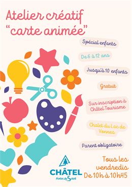 Atelier créatif "carte animée"_Châtel - Châtel Tourisme