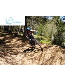 Descente de la Wizz avec moniteur VTT