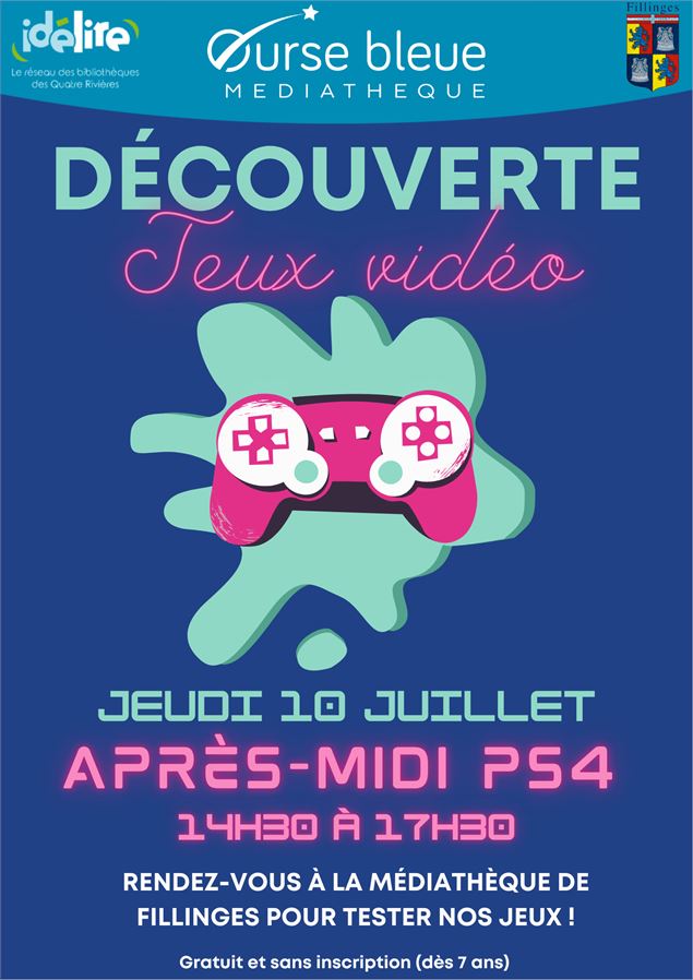 Découverte : Jeux vidéo_Fillinges - Service Communication