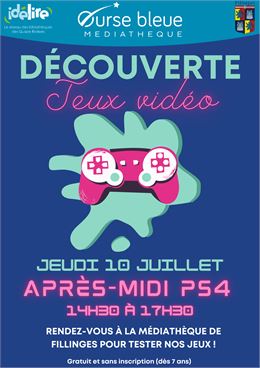 Découverte : Jeux vidéo_Fillinges - Service Communication