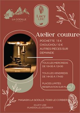 Atelier couture avec Lucy Lise_Le Corbier