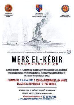 Commémoration Mers El-Kébir - AMMAC