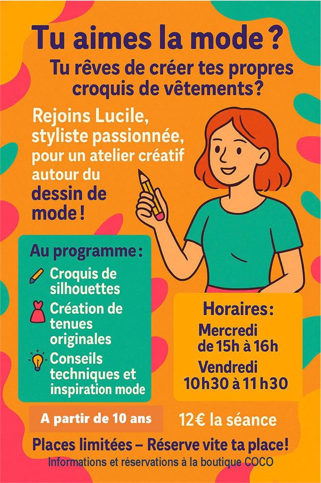 Atelier Créatif autour de la mode_Le Corbier