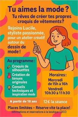 Atelier Créatif autour de la mode_Le Corbier