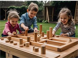 Jeux en bois - Canva IA