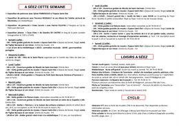 Programme semaine - Mairie de Séez