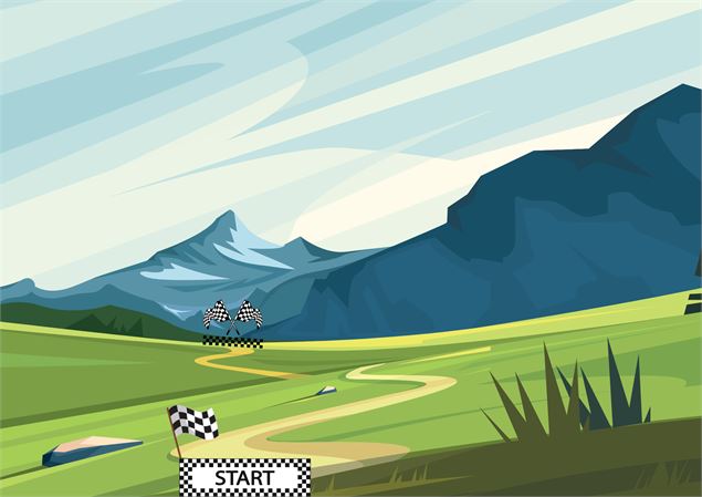image course montagne - fait avec canva