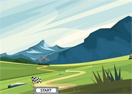 image course montagne - fait avec canva