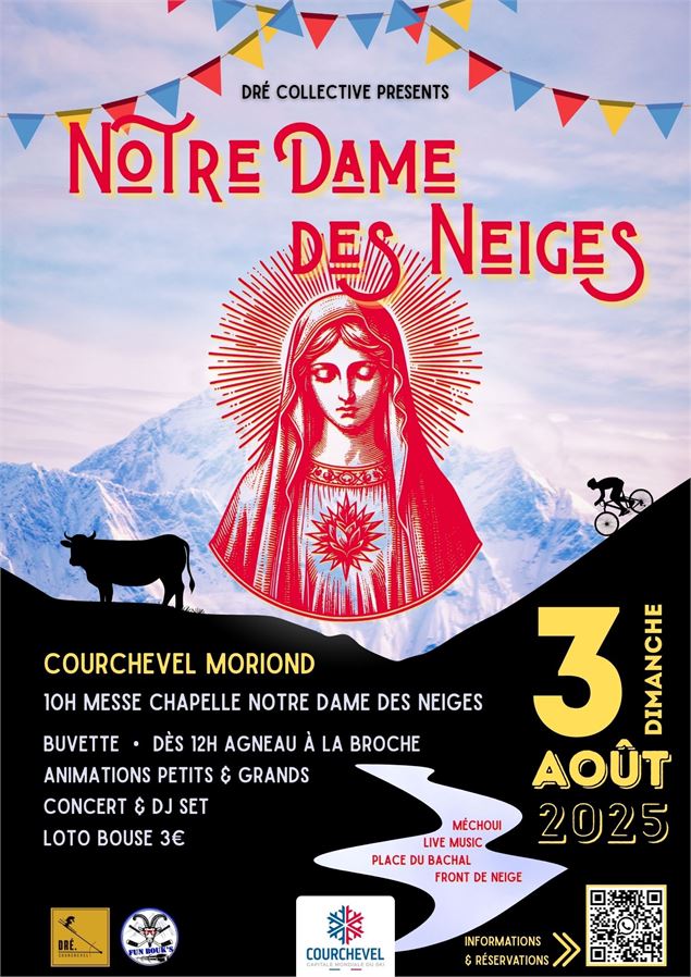 Fête de Notre Dame des Neiges - Courchevel Moriond_Courchevel - association dre