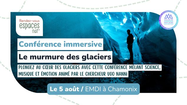 Chamonix Glaciers 2025 - Conférence immersive - Le murmure des glaciers_Chamonix-Mont-Blanc