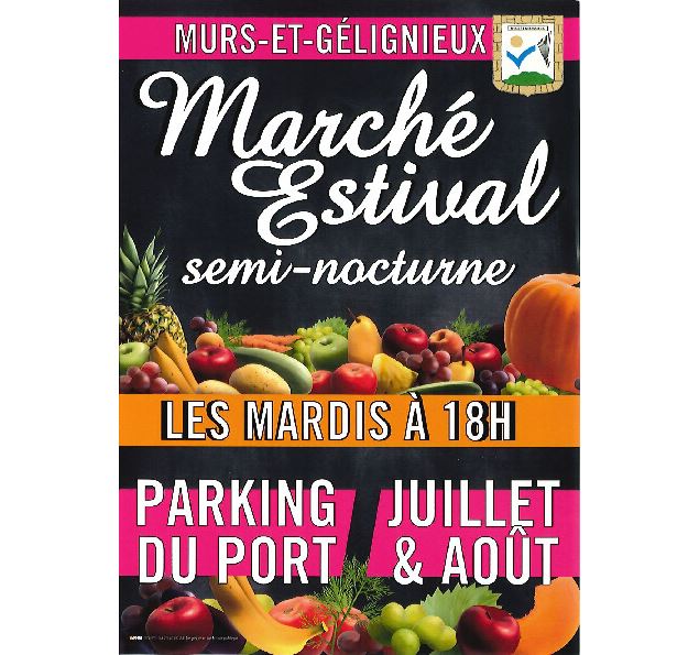 Marché estival de Murs-et-Gélignieux - ©Mairie de Murs-et-Gélignieux