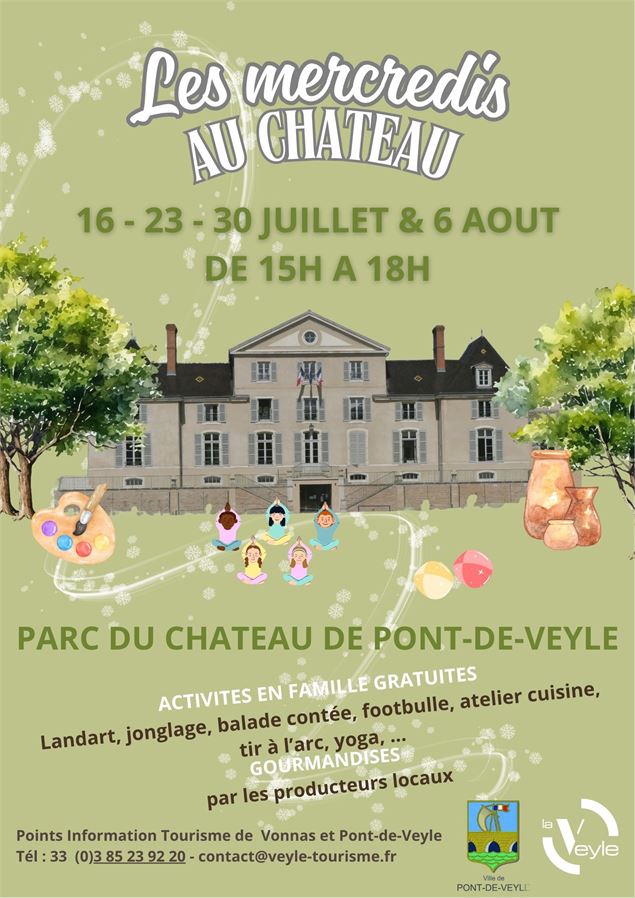 Les mercredis au château_Pont-de-Veyle - cc la Veyle