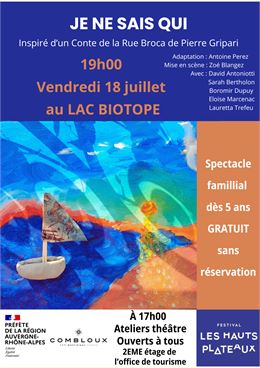 ATELIERS DE THÉÂTRE - Compagnie Les Hauts Plateaux - 18/07_Combloux - La compagnie Les Hauts Plateau