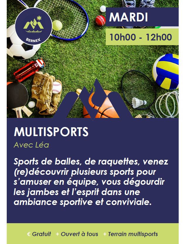 affiche de l'animation - Bernex animations