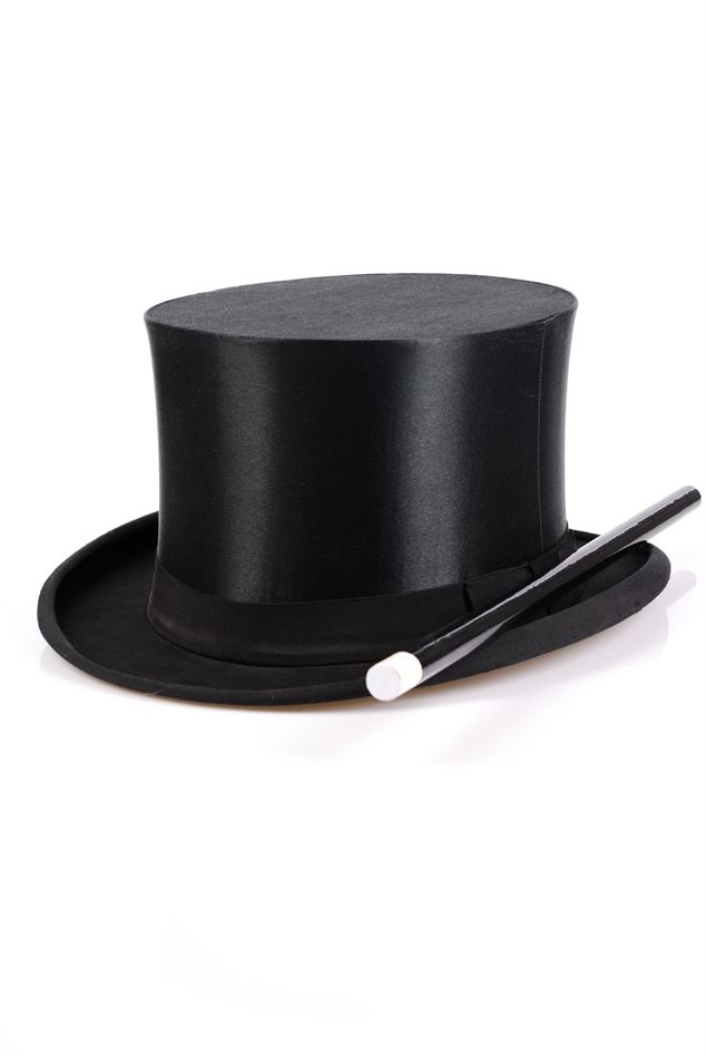 Chapeau et baguette de magicien - Pixabay