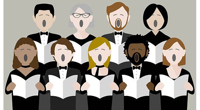 Clipart_Chorale adulte - istock_Clipart_©tezzstock