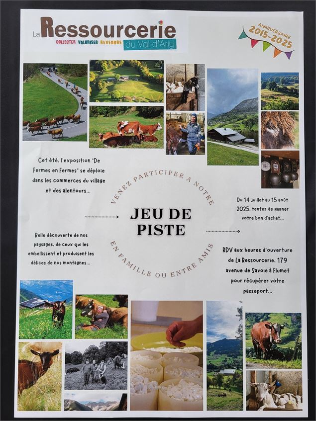 Jeu de piste - La ressourcerie - OT Flumet/St Nicolas