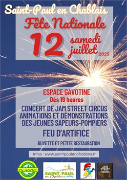 affiche de l'évènement - mairie de St Paul