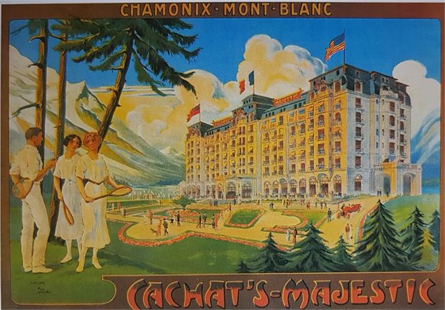 Affiche du palace le Majestic  - Ch Boymond Lasserre