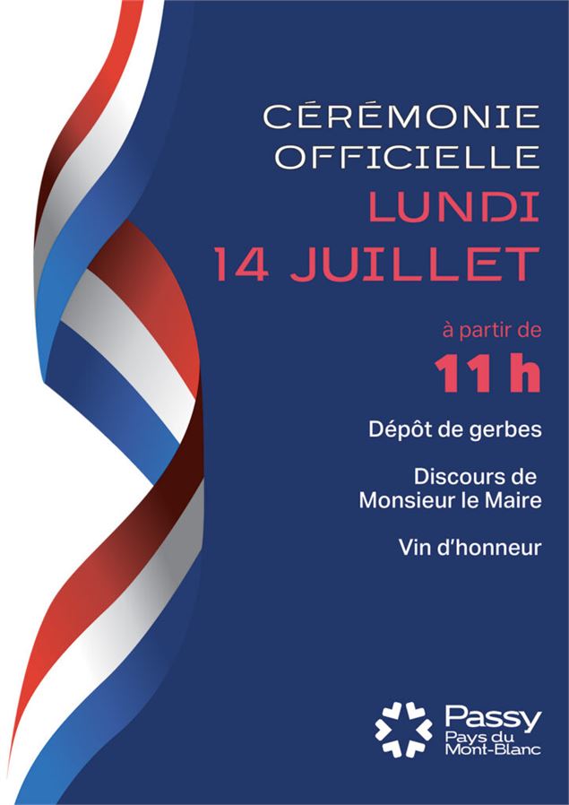 Cérémonie Officielle du 14 Juillet_Passy - Mairie de Passy