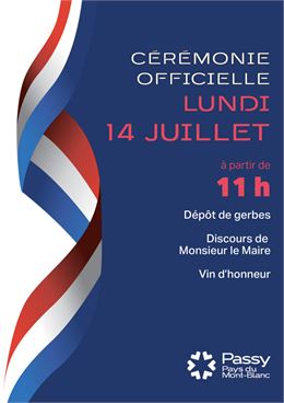 Cérémonie Officielle du 14 Juillet_Passy - Mairie de Passy