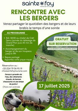 Rencontre avec les bergers_Sainte-Foy-Tarentaise