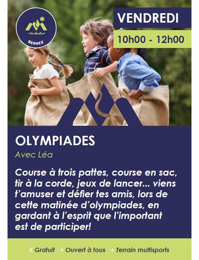 affiche de l'animation - Bernex animations